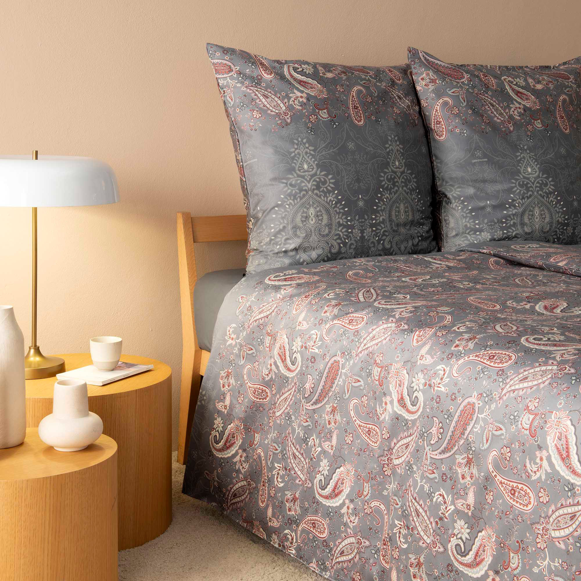 Bassetti Satin Bettwäsche MONNALISA | G1 Grau AT