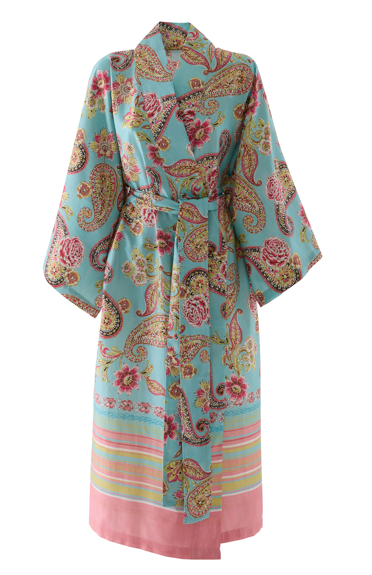 Bassetti Kimono RAPALLO | T1 Türkis-Fuchsia