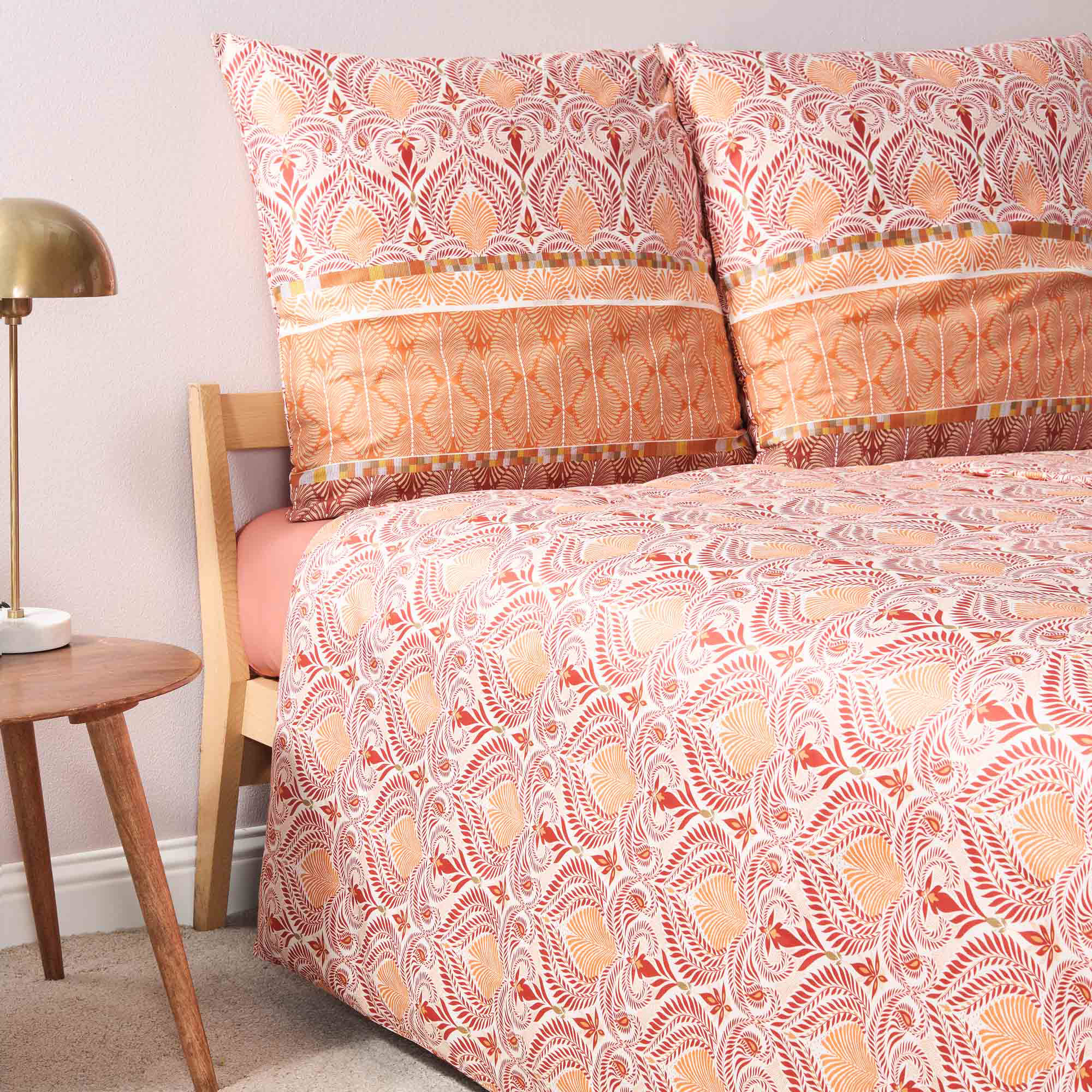 Bassetti Satin Bettwäsche NAIROBI | R1 Rot