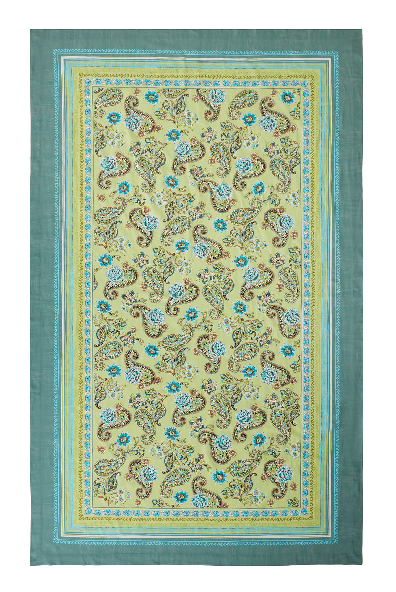 Bassetti Tischdecke Twill RAPALLO | V1 Limettengrün