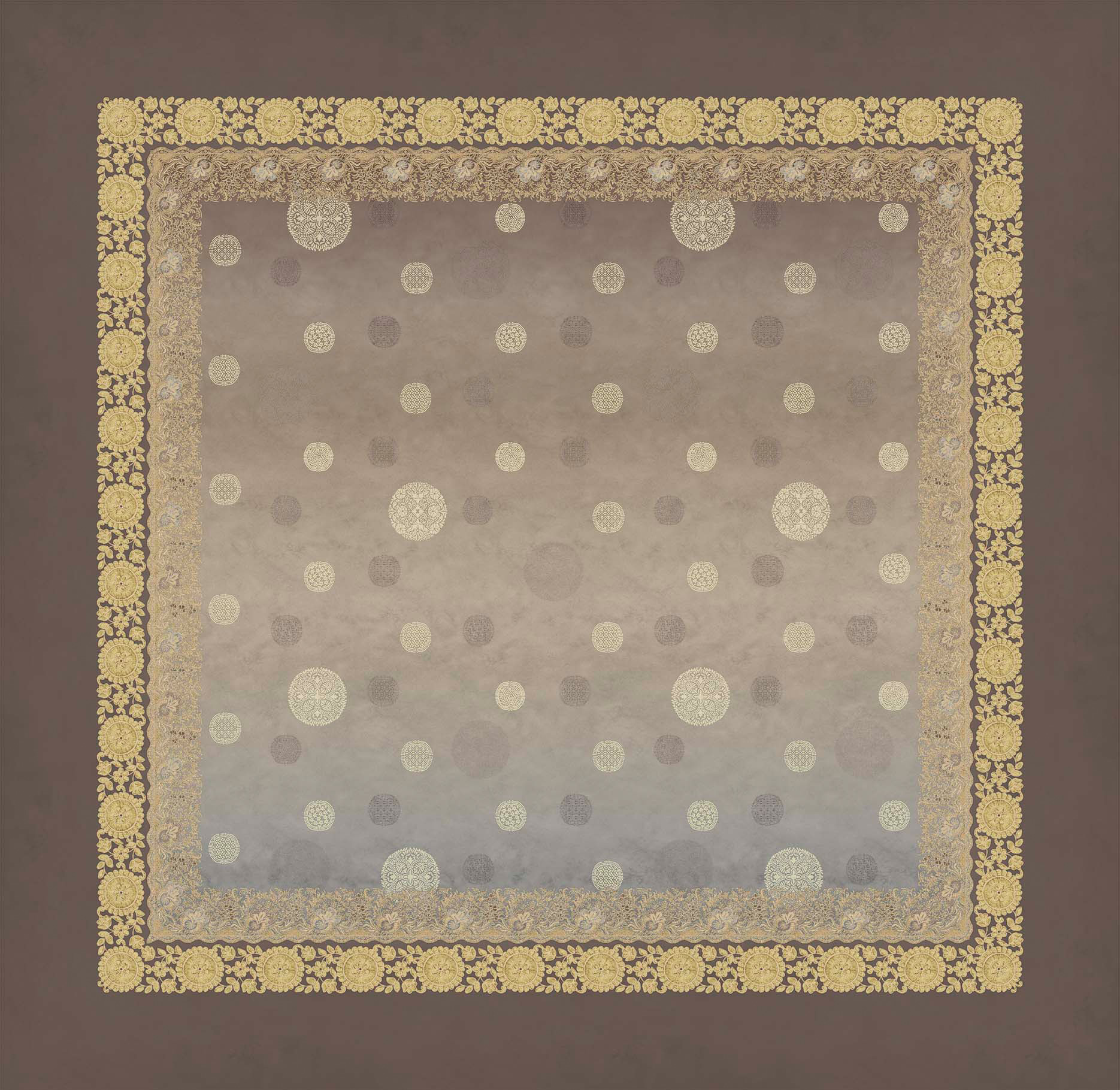 Bassetti Tischdecke Twill PALLAVICINO | G1 Grigio