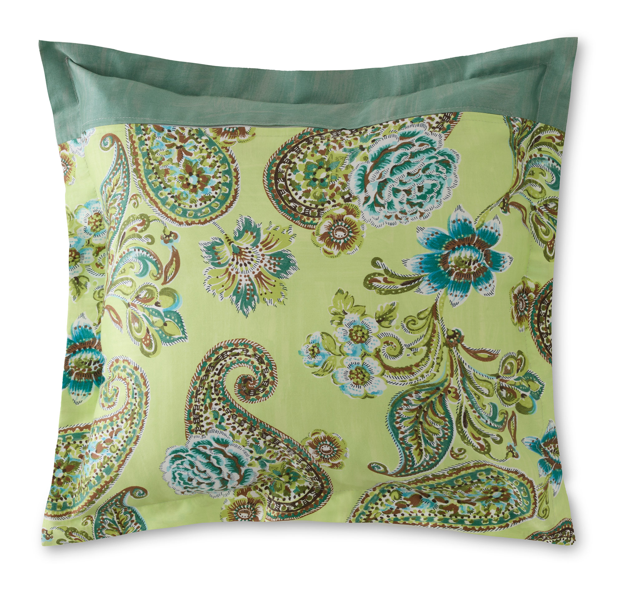 Bassetti Satin Kissenhülle zu BW Rapallo | V1 Limettengrün