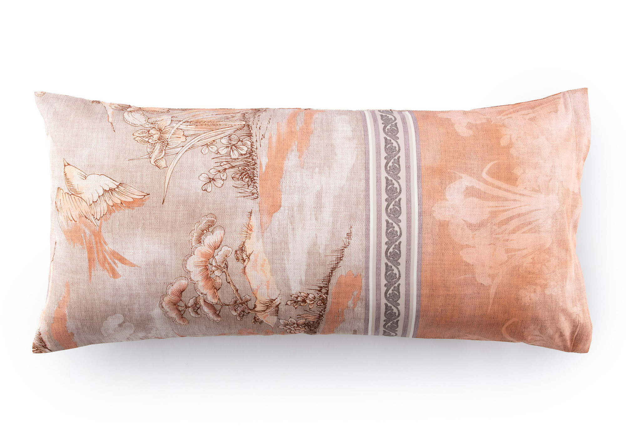 Bassetti Satin Kissenhülle ACQUAFORTE | 41 Terakotta CH