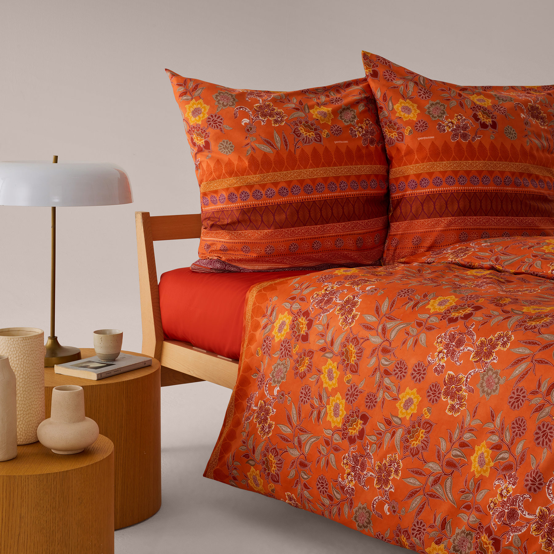 Bassetti Satin Bettwäsche Varigotti | O1 Orange