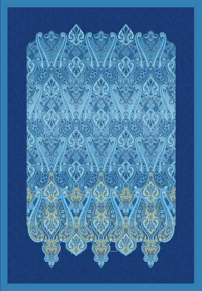 Bassetti Plaid RAGUSA | B1 Blau 135 x 190